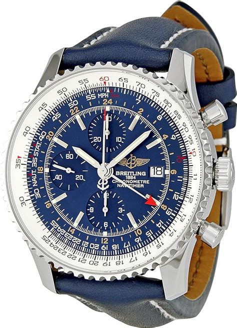 breitling water resistant 30m-100ft blaues zifferblatt|breitling case 30 meter water rating.